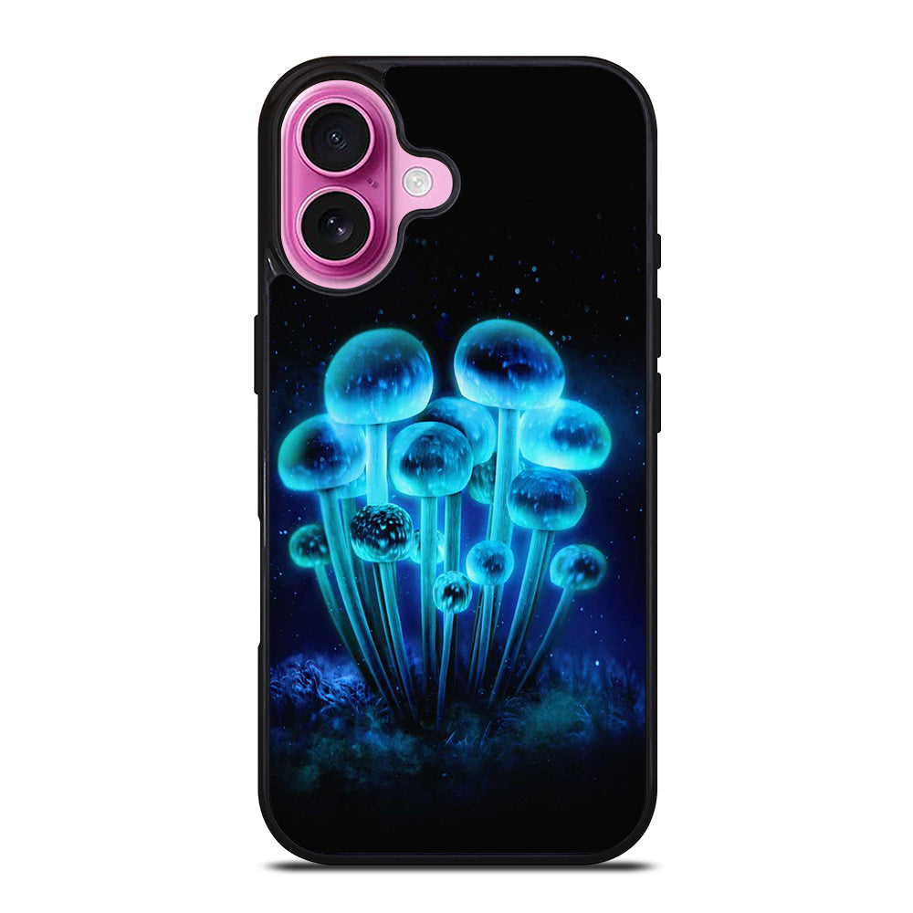 FANTASIA BLUE MUSHROOM ART 2 iPhone 16 Plus Case Cover