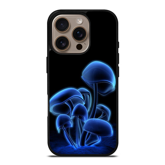 FANTASIA BLUE MUSHROOM ART iPhone 16 Pro Case Cover