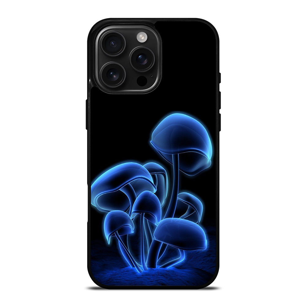 FANTASIA BLUE MUSHROOM ART iPhone 16 Pro Max Case Cover