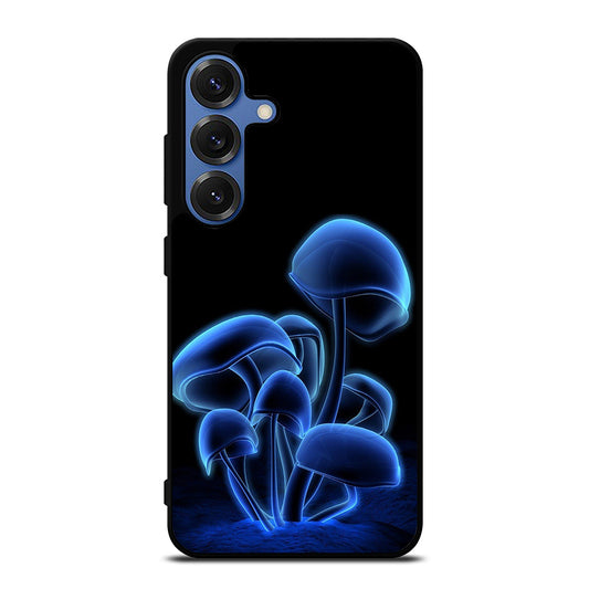 FANTASIA BLUE MUSHROOM ART Samsung Galaxy S25 Case Cover