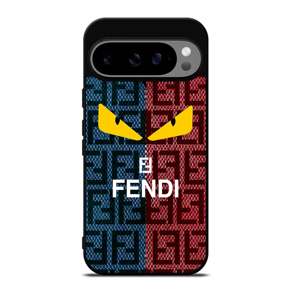 FENDI ROMA BLUE RED PATTERN Google Pixel 9 Pro XL Case Cover