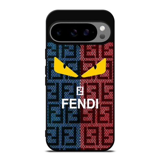 FENDI ROMA BLUE RED PATTERN Google Pixel 9 Pro XL Case Cover