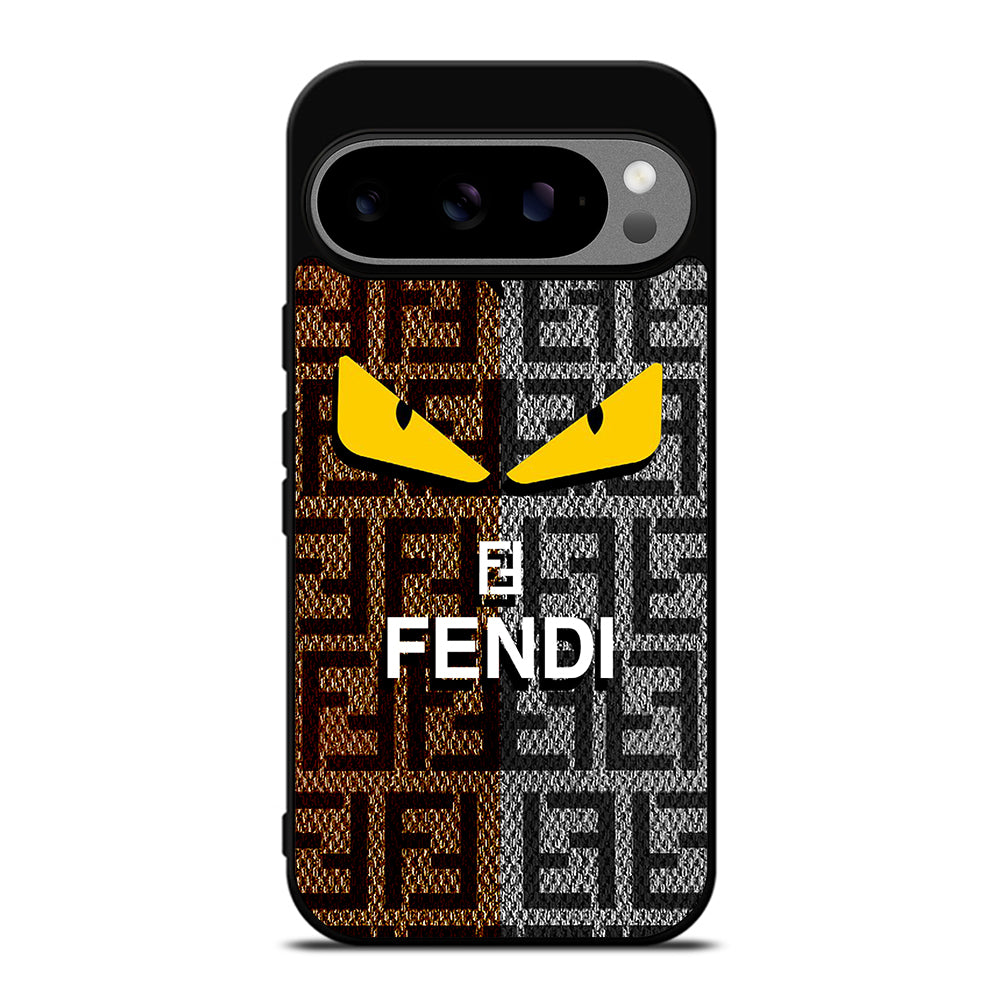 FENDI ROMA BROWN GREY PATTERN Google Pixel 9 Pro XL Case Cover