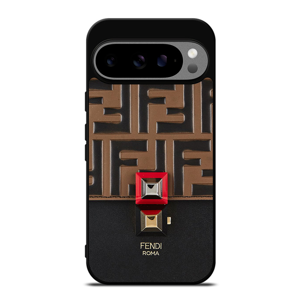 FENDI ROMA BROWN PATTERN Google Pixel 9 Pro XL Case Cover