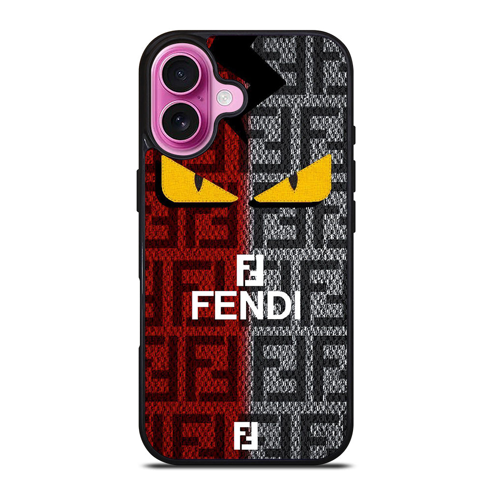 FENDI ROMA PATTERN iPhone 16 Plus Case Cover