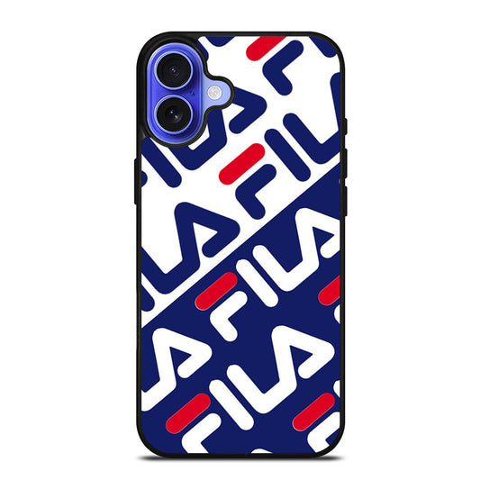 FILA PATTERN LOGO iPhone 16 Case Cover