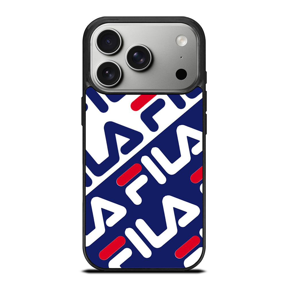 FILA PATTERN LOGO iPhone 17 Pro Case Cover