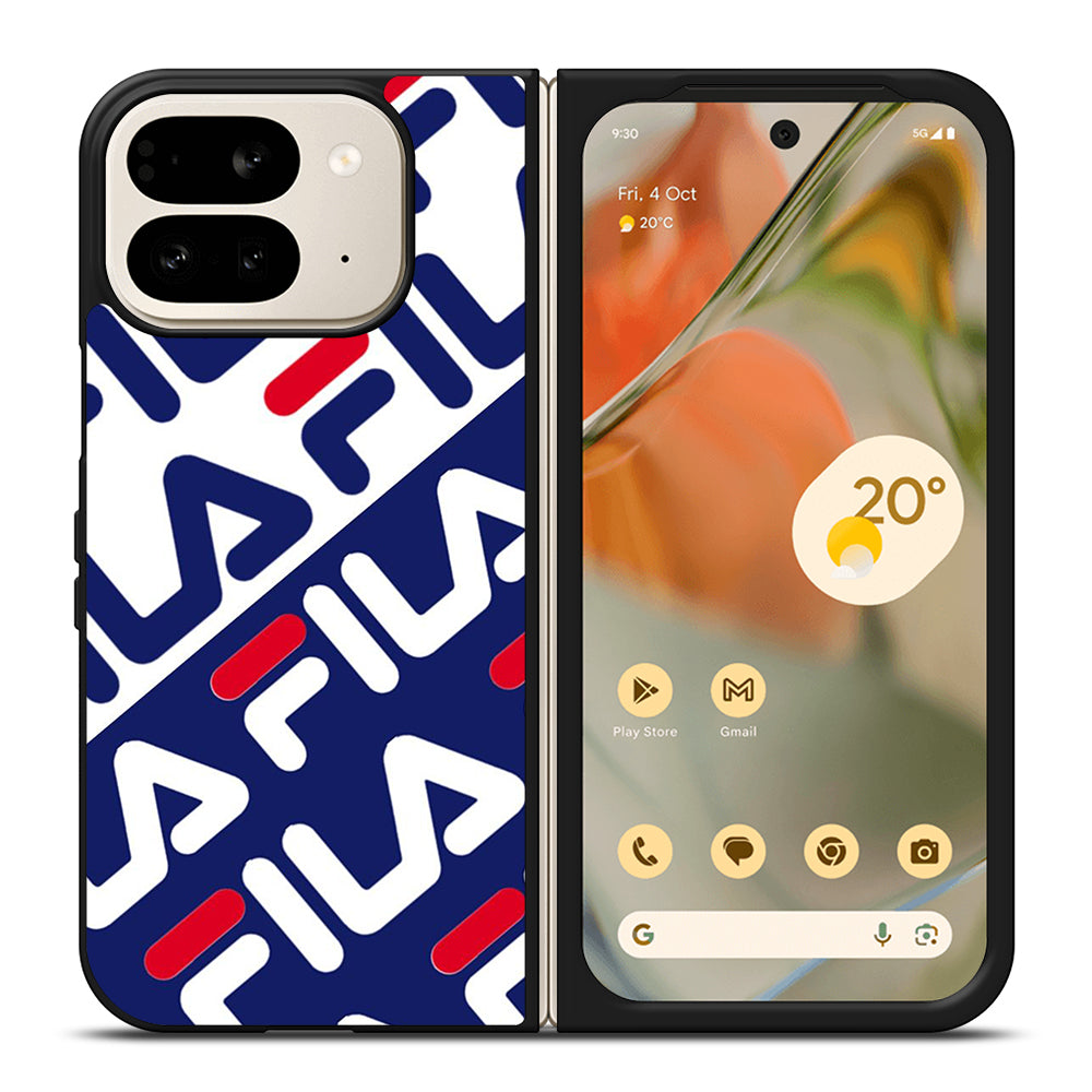 FILA PATTERN LOGO Google Pixel 9 Pro Fold Case Cover