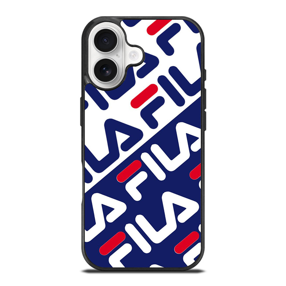 FILA PATTERN LOGO iPhone 17 Case Cover
