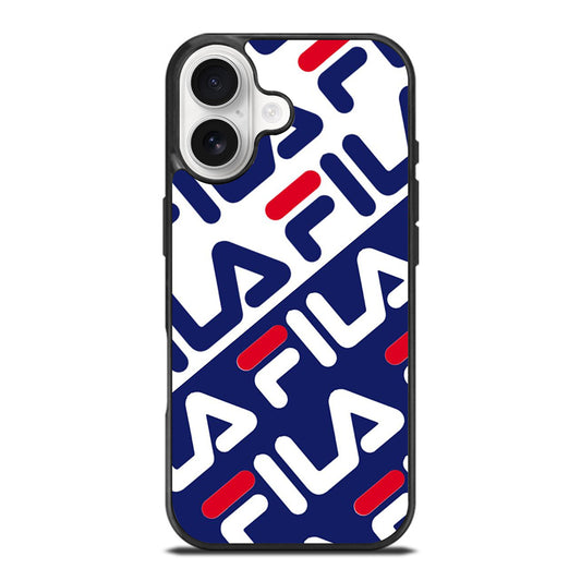 FILA PATTERN LOGO iPhone 17 Case Cover