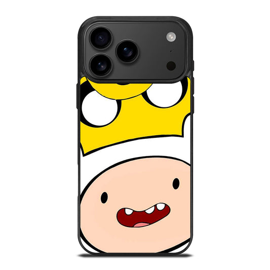 FINN AND JAKE FACE iPhone 17 Pro Max Case Cover