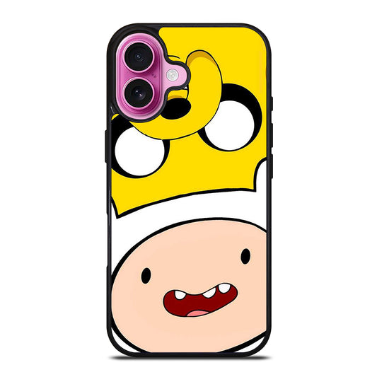 FINN AND JAKE FACE iPhone 16 Plus Case Cover