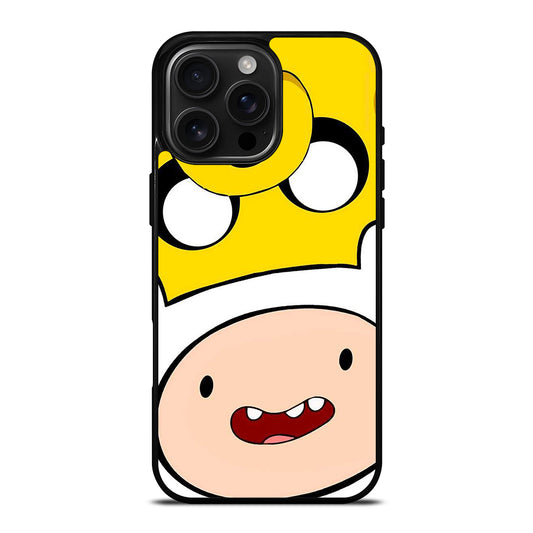 FINN AND JAKE FACE iPhone 16 Pro Max Case Cover