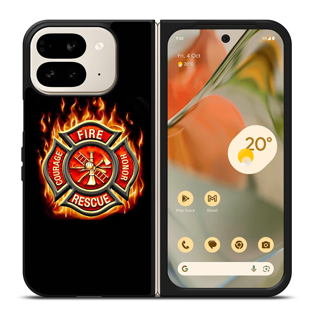 FIREFIGHTER FIREMAN FIRE Google Pixel 9 Pro Fold Case Cover