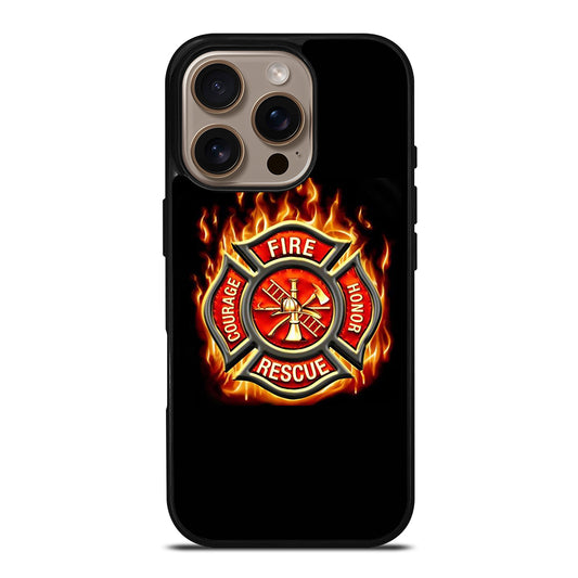 FIREFIGHTER FIREMAN FIRE iPhone 16 Pro Case Cover