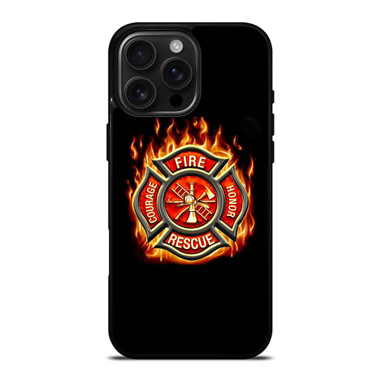 FIREFIGHTER FIREMAN FIRE iPhone 16 Pro Max Case Cover