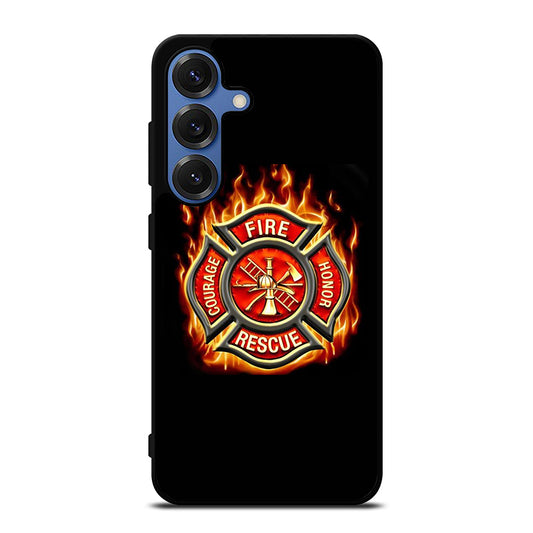 FIREFIGHTER FIREMAN FIRE Samsung Galaxy S25 Case Cover