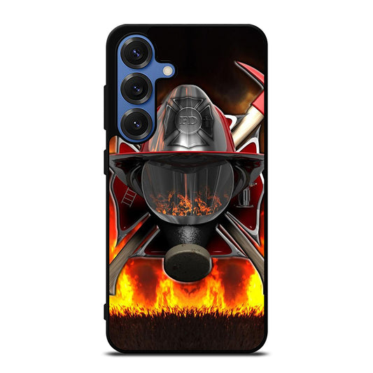 FIREFIGHTER FIREMAN HELMET Samsung Galaxy S25 Case Cover