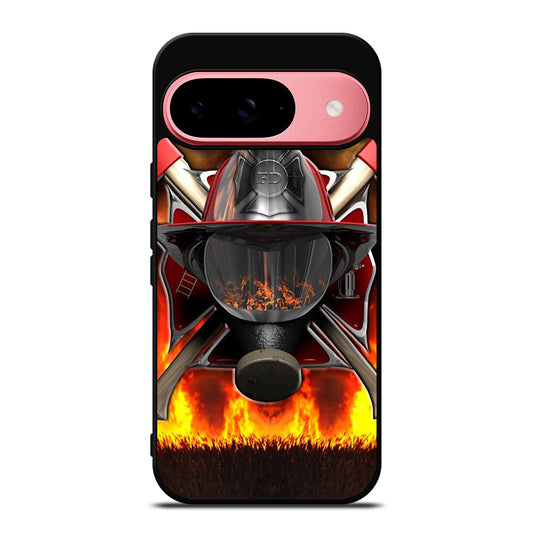 FIREFIGHTER FIREMAN HELMET Google Pixel 9 Case Cover