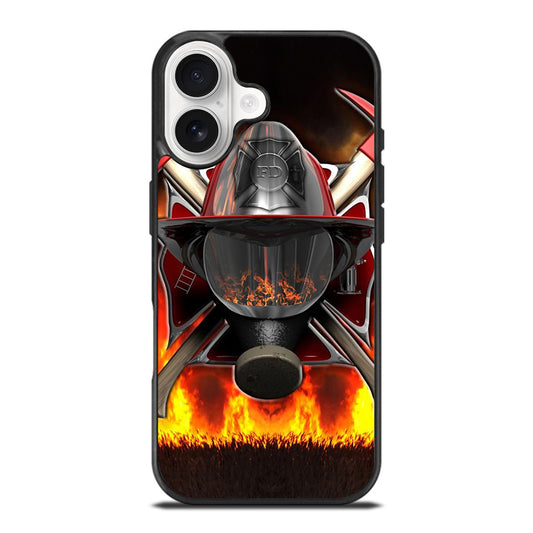FIREFIGHTER FIREMAN HELMET iPhone 17 Case Cover
