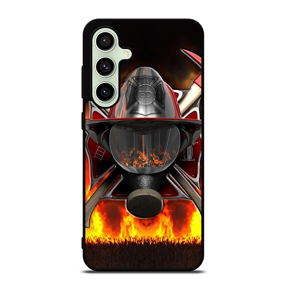 FIREFIGHTER FIREMAN HELMET Samsung Galaxy S24 FE Case Cover