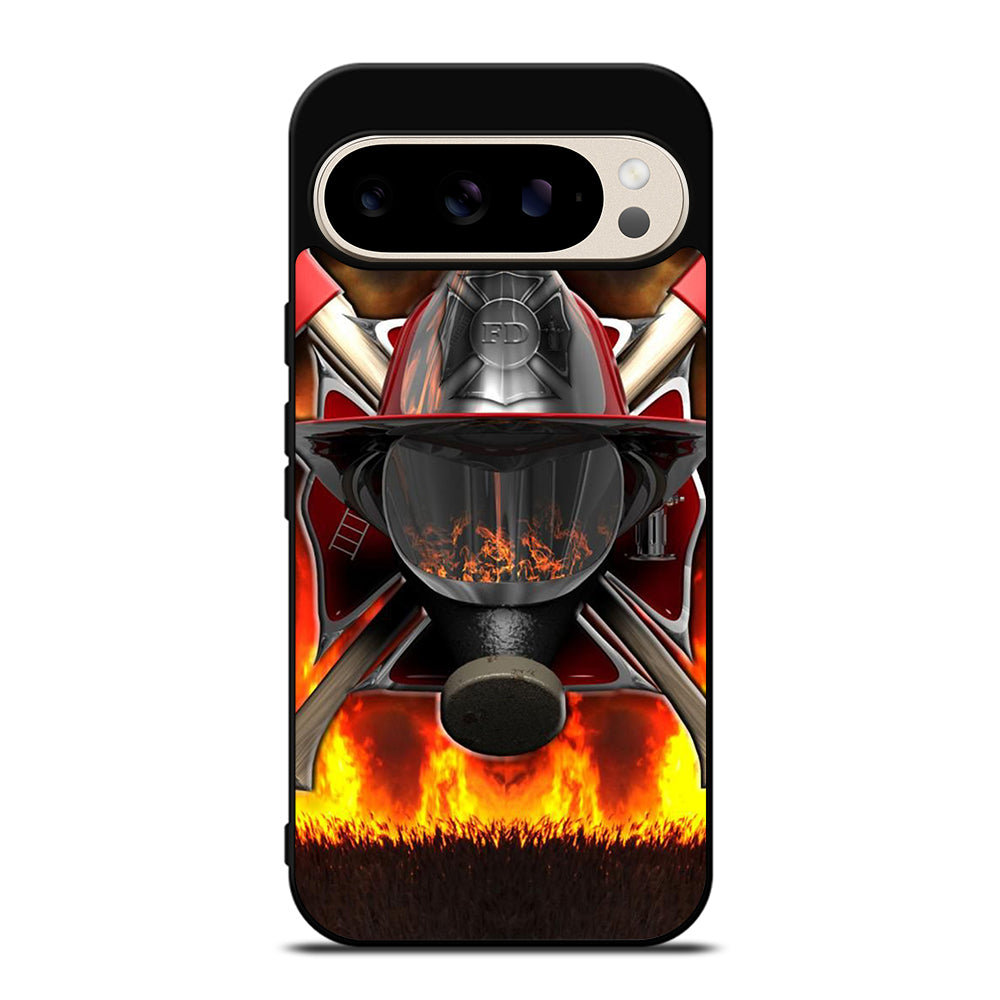 FIREFIGHTER FIREMAN HELMET Google Pixel 9 Pro Case Cover