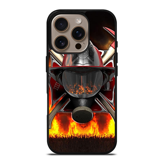 FIREFIGHTER FIREMAN HELMET iPhone 16 Pro Case Cover