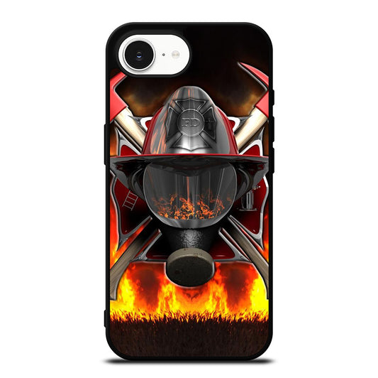 FIREFIGHTER FIREMAN HELMET iPhone 16e Case Cover