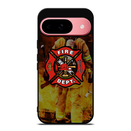 FIREFIGHTER FIREMAN LOGO Google Pixel 9 Case Cover