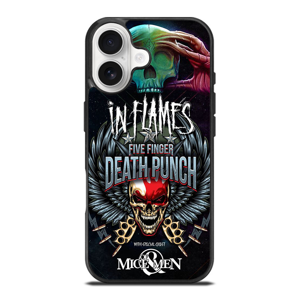 FIVE FINGER DEATH PUNCH AND IN FLAMES iPhone 17 Case Cover