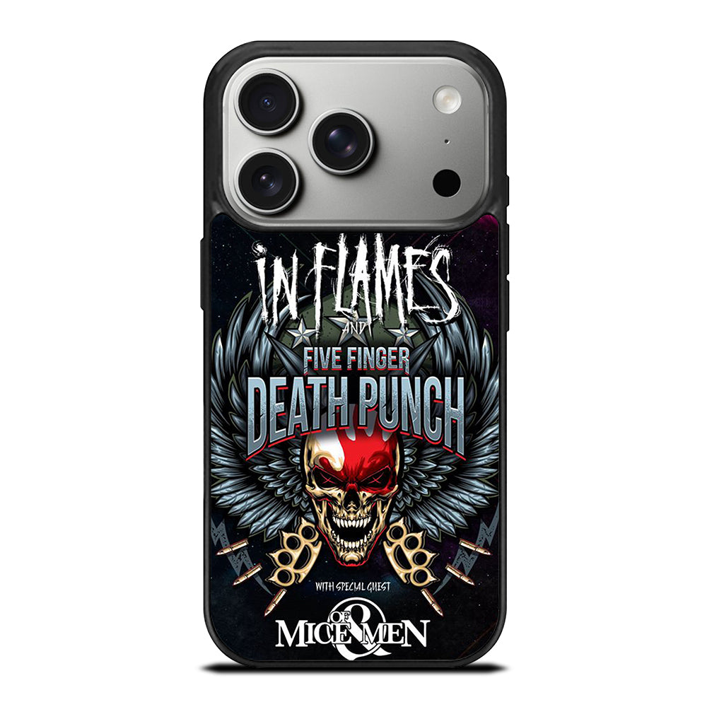 FIVE FINGER DEATH PUNCH AND IN FLAMES iPhone 17 Pro Case Cover