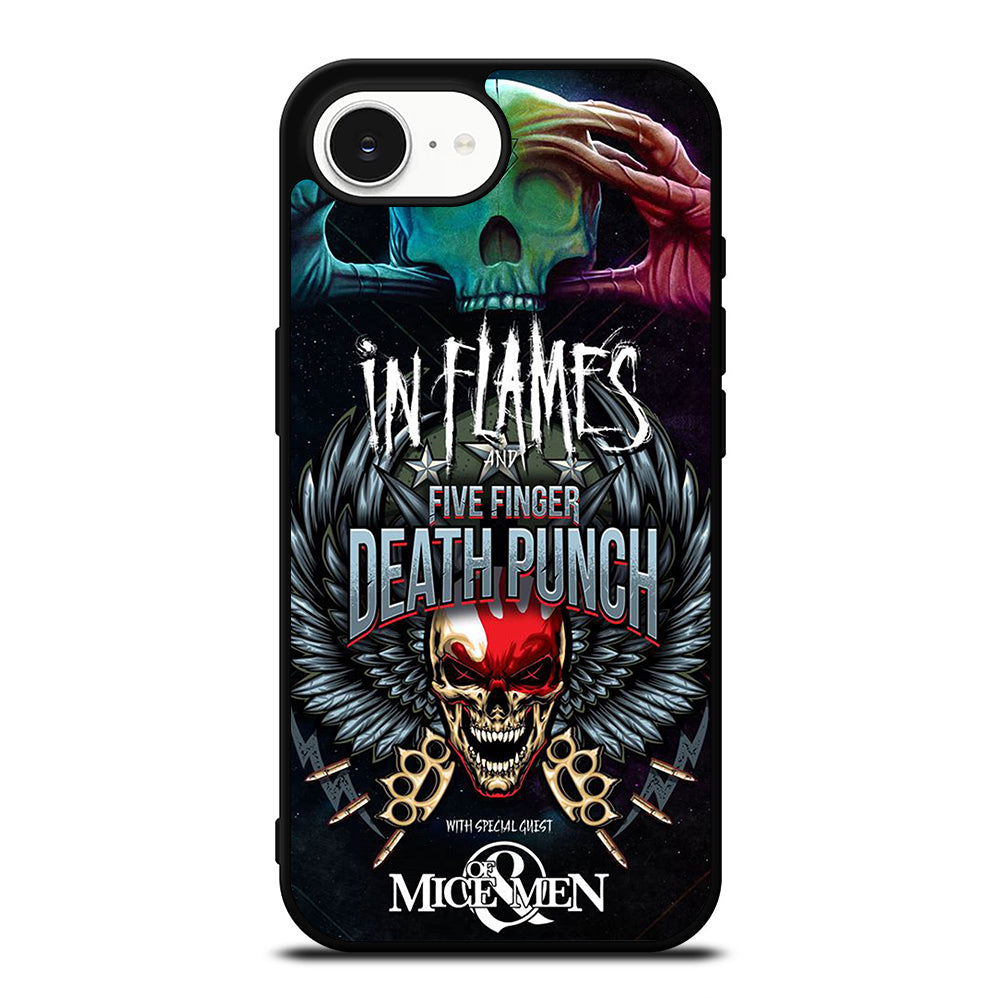FIVE FINGER DEATH PUNCH AND IN FLAMES iPhone 16e Case Cover