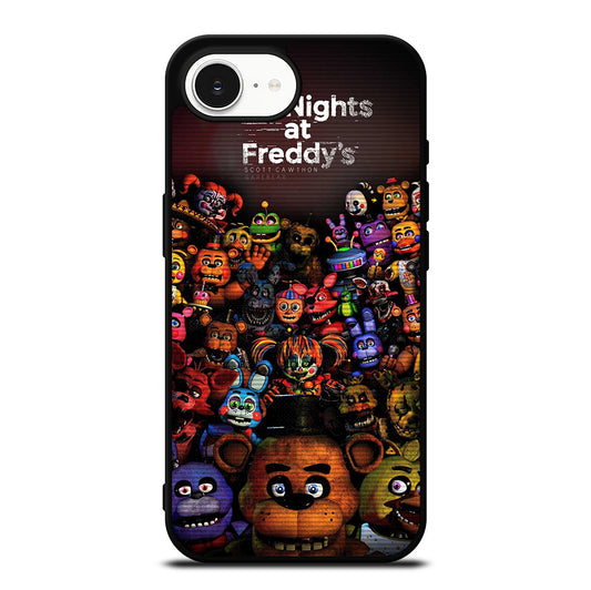 FIVE NIGHTS AT FREDDY'S ALL FNAF CHARACTERS iPhone 16e Case Cover