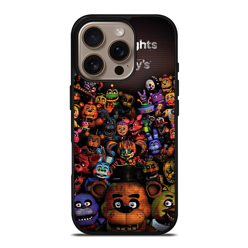 FIVE NIGHTS AT FREDDY'S ALL FNAF CHARACTERS iPhone 16 Pro Case Cover