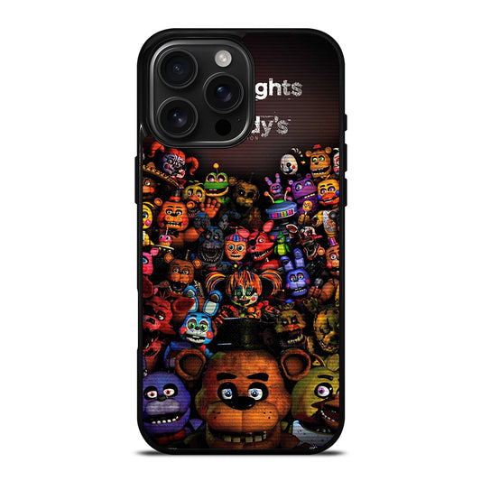FIVE NIGHTS AT FREDDY'S ALL FNAF CHARACTERS iPhone 16 Pro Max Case Cover