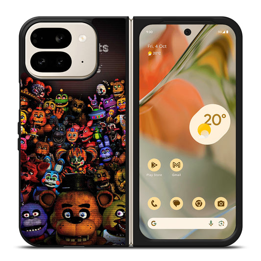 FIVE NIGHTS AT FREDDY'S ALL FNAF CHARACTERS Google Pixel 9 Pro Fold Case Cover
