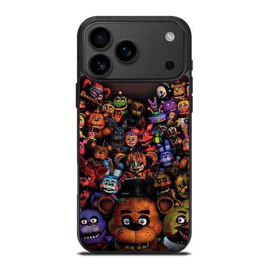 FIVE NIGHTS AT FREDDY'S ALL FNAF CHARACTERS iPhone 17 Pro Max Case Cover