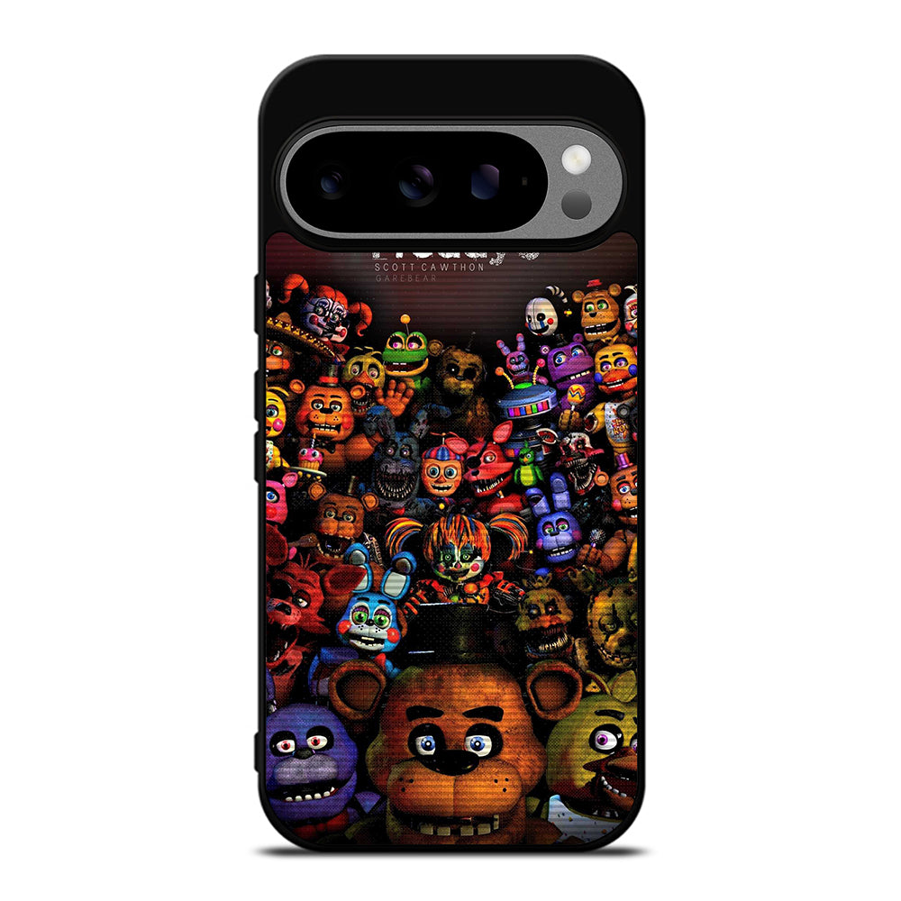 FIVE NIGHTS AT FREDDY'S ALL FNAF CHARACTERS Google Pixel 9 Pro XL Case Cover