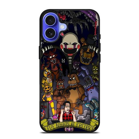 FIVE NIGHTS AT FREDDY'S CARTOON iPhone 16 Case Cover