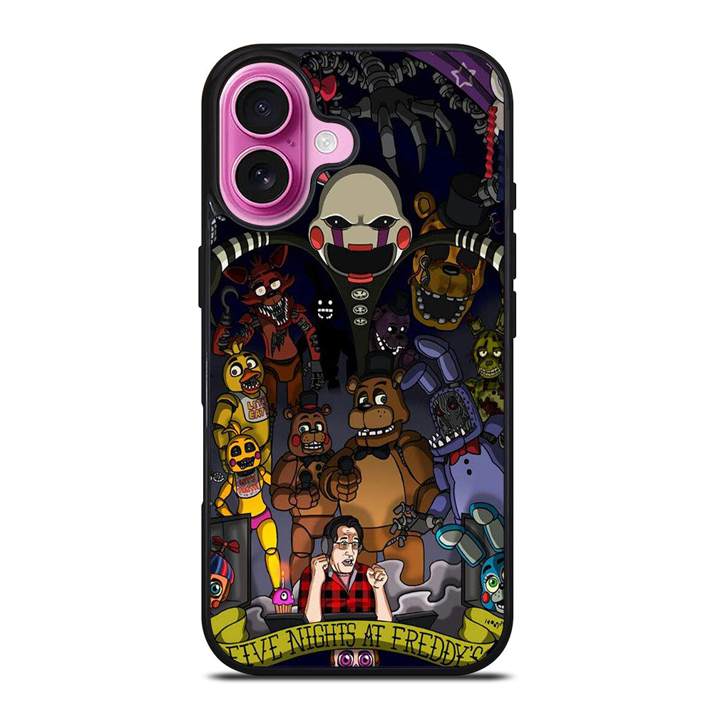FIVE NIGHTS AT FREDDY'S CARTOON iPhone 16 Plus Case Cover