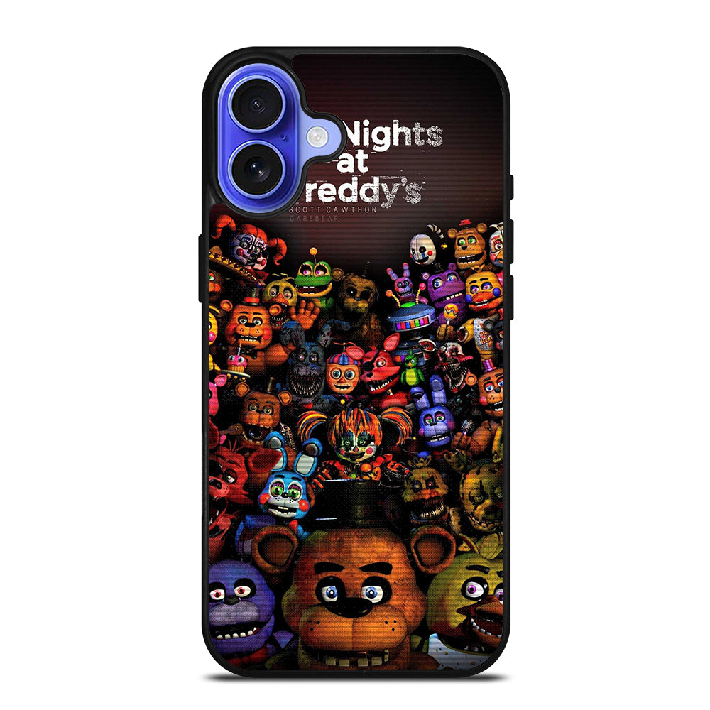 FIVE NIGHTS AT FREDDY'S FNAF ALL CHARACTER iPhone 16 Case Cover