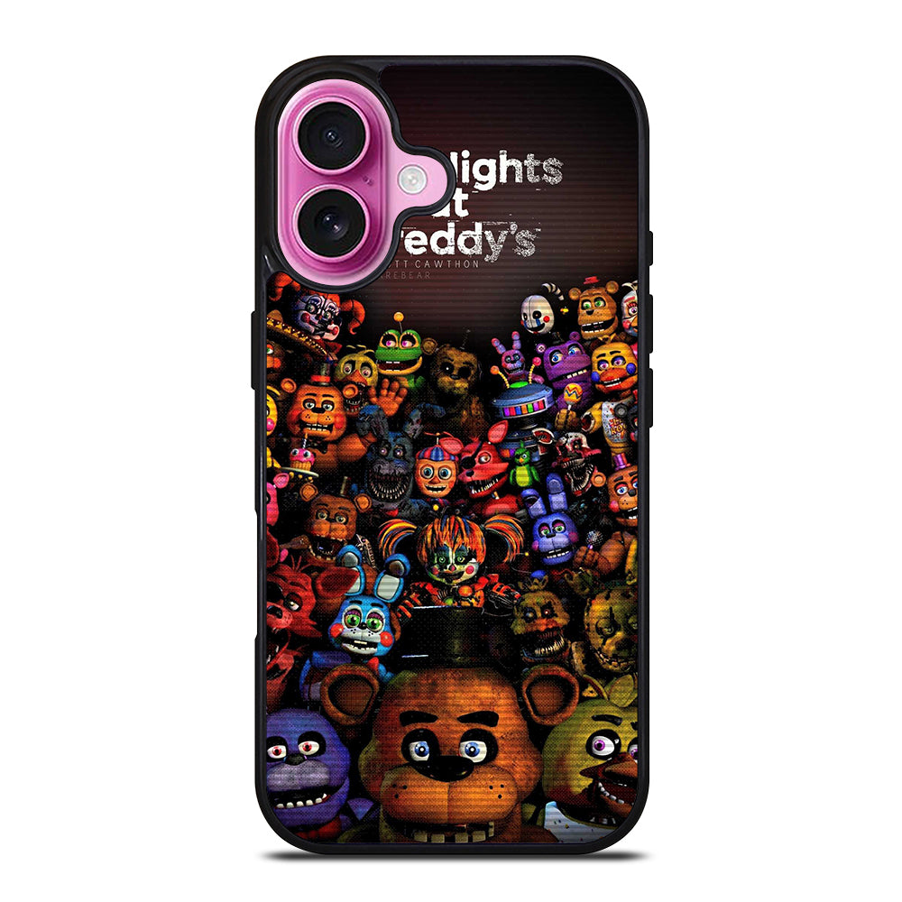 FIVE NIGHTS AT FREDDY'S FNAF ALL CHARACTER iPhone 16 Plus Case Cover