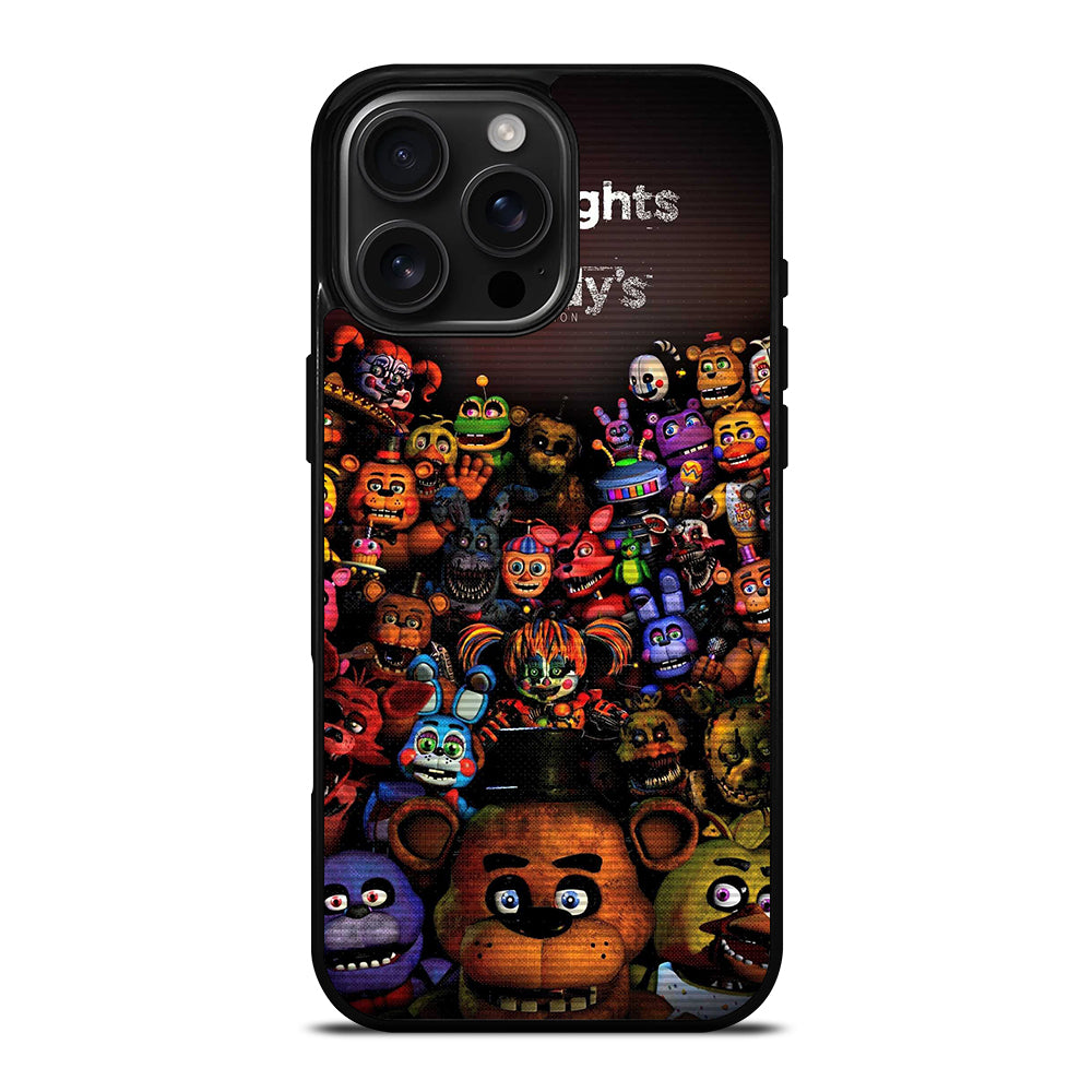 FIVE NIGHTS AT FREDDY'S FNAF ALL CHARACTER iPhone 16 Pro Max Case Cover