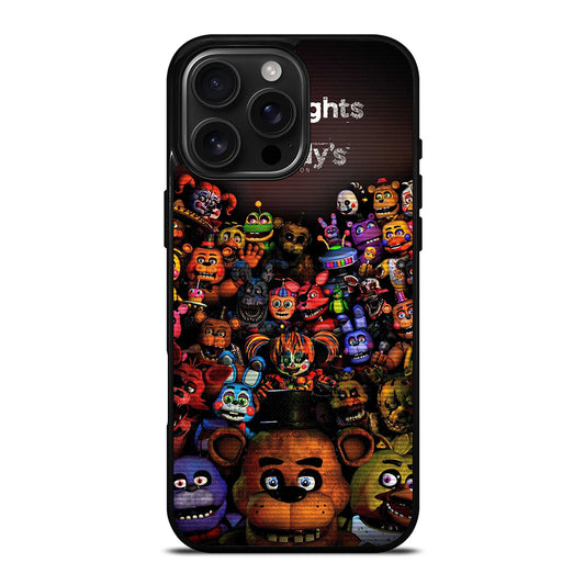 FIVE NIGHTS AT FREDDY'S FNAF ALL CHARACTER iPhone 16 Pro Max Case Cover