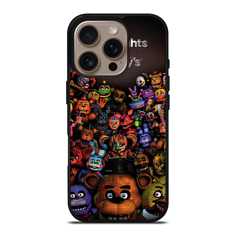 FIVE NIGHTS AT FREDDY'S FNAF ALL CHARACTER iPhone 16 Pro Case Cover