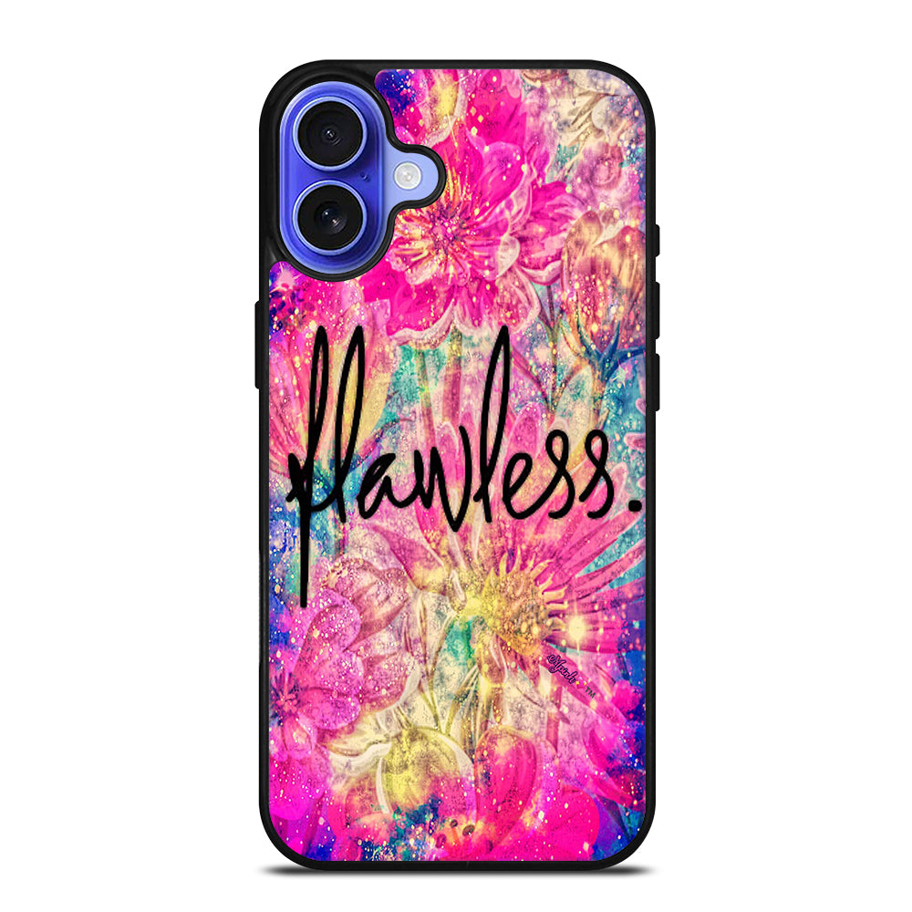 FLAWLESS FLOWER LOGO iPhone 16 Case Cover