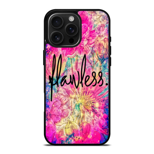 FLAWLESS FLOWER LOGO iPhone 16 Pro Max Case Cover