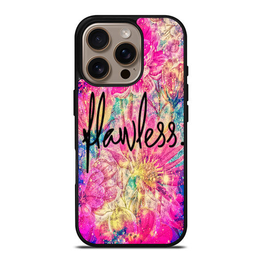 FLAWLESS FLOWER LOGO iPhone 16 Pro Case Cover