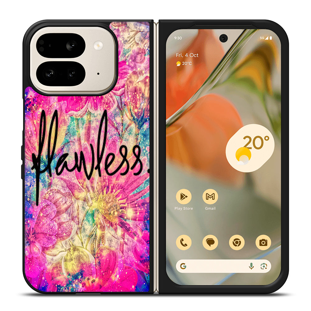 FLAWLESS FLOWER LOGO Google Pixel 9 Pro Fold Case Cover