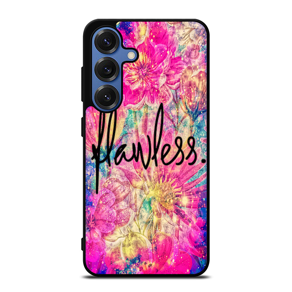 FLAWLESS FLOWER LOGO Samsung Galaxy S25 Case Cover